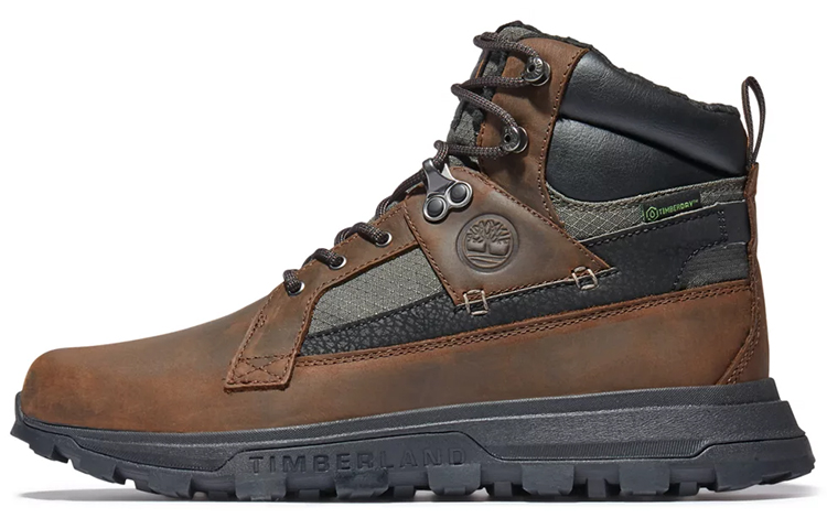 Timberland Treeline Outdoor Boots Men Mid Top Black/Brown