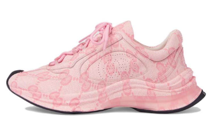 GUCCI RUN Low-Top Casual Shoes Women's Pink