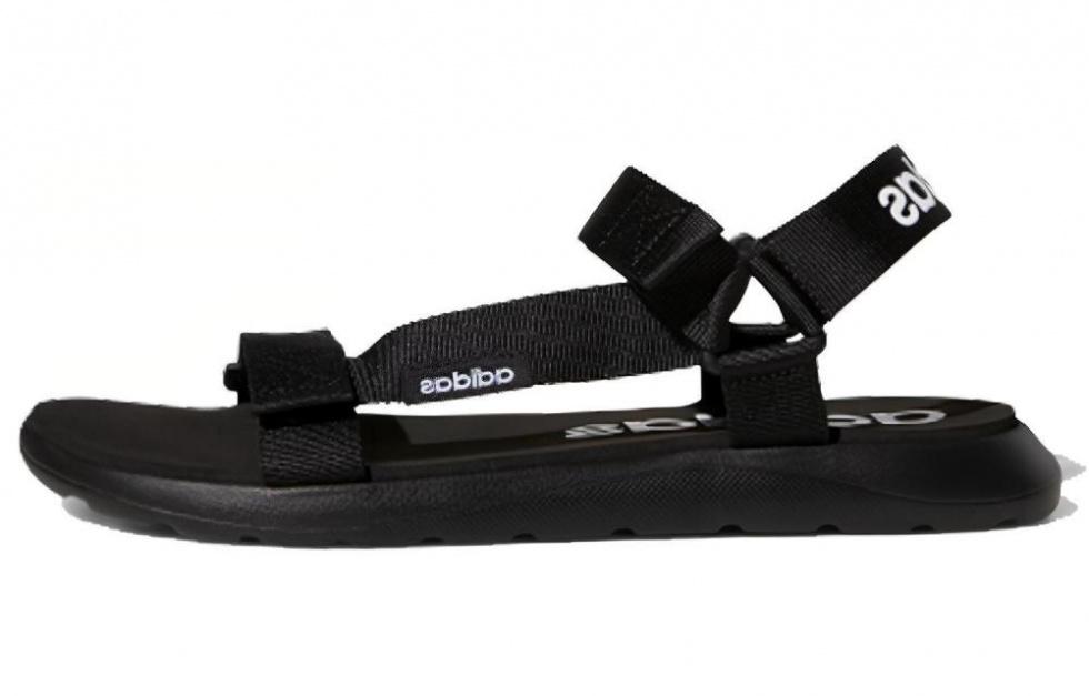 Adidas Comfort Sandal 'Black White'