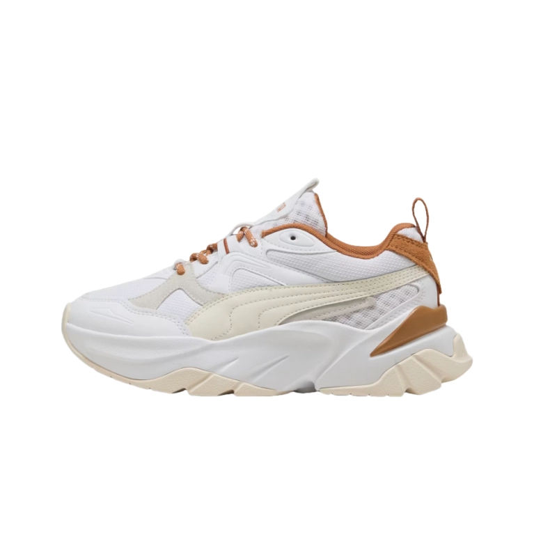 PUMA Shock Absorbers Slip Resistant Low Top Running Shoes Women's White