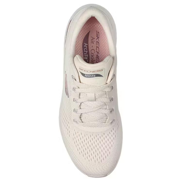 Skechers High Top Casual Shoes Women's Beige Pink купить в интернет-магазине Yoocart с быстрой доставкой по России.