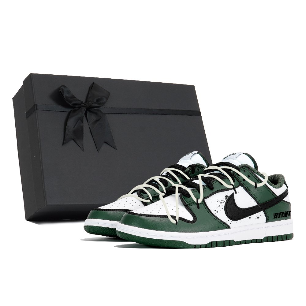 Nike Dunk Wear-Resistant Low-Top Skateboard Shoes Unisex Green