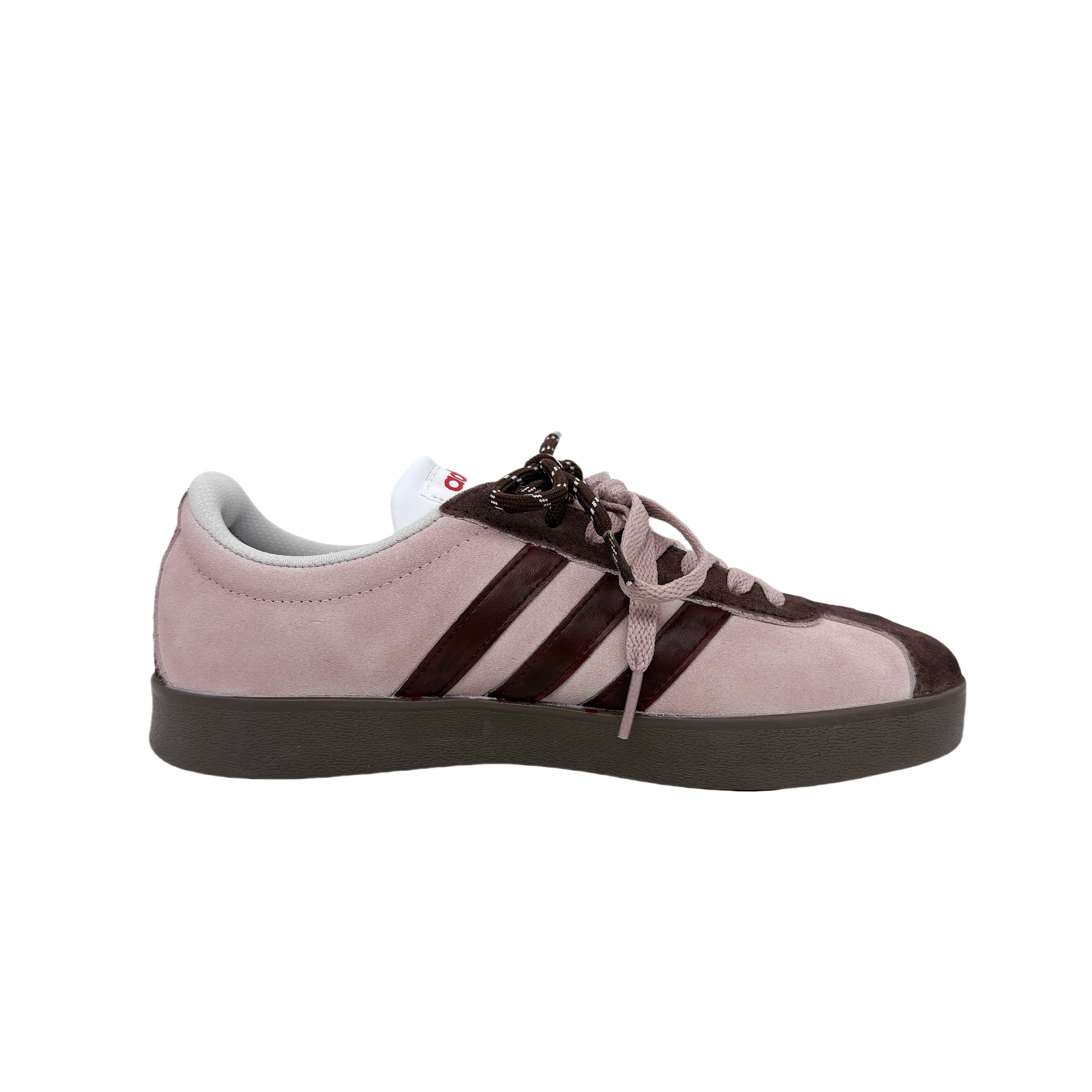 Adidas Neo VL Court 2.0 Abrasion Resistant Low top Skateboard Shoes Unisex Pink