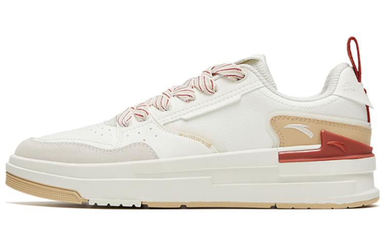 Anta Bump Lightweight Wear-resistant And Non-slip Low-Top Skateboard Shoes Women's White Brown