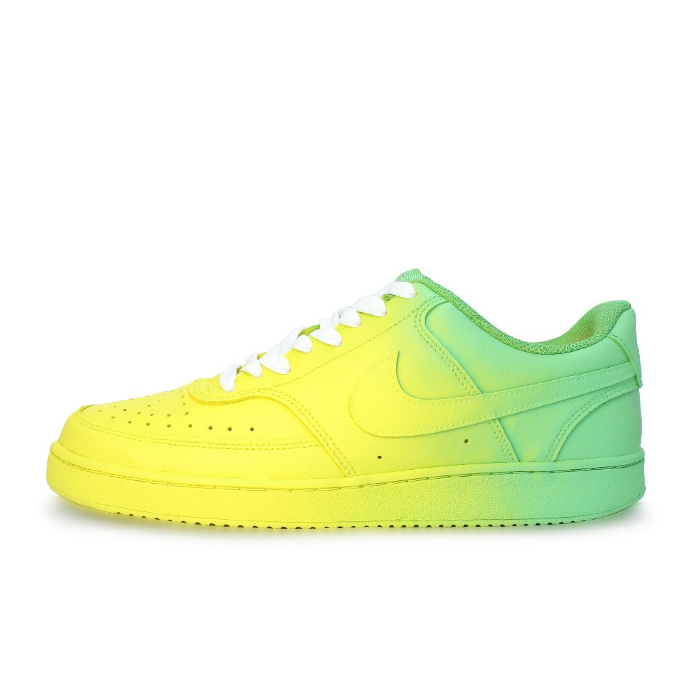 Nike Court Vision 1 Skateboard Shoes Men Low Top Green Yellow