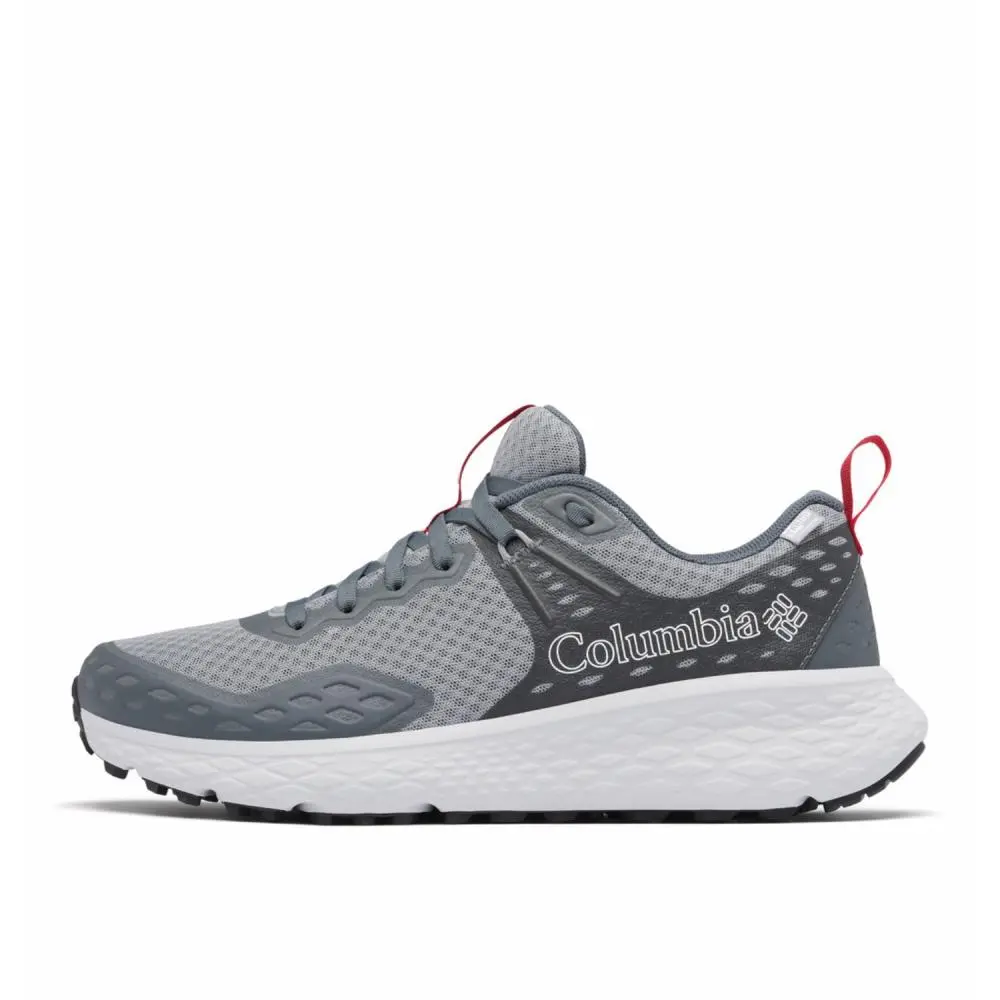 Columbia Konos Waterproof Low top Mountaineering Shoes Men's Gray Red