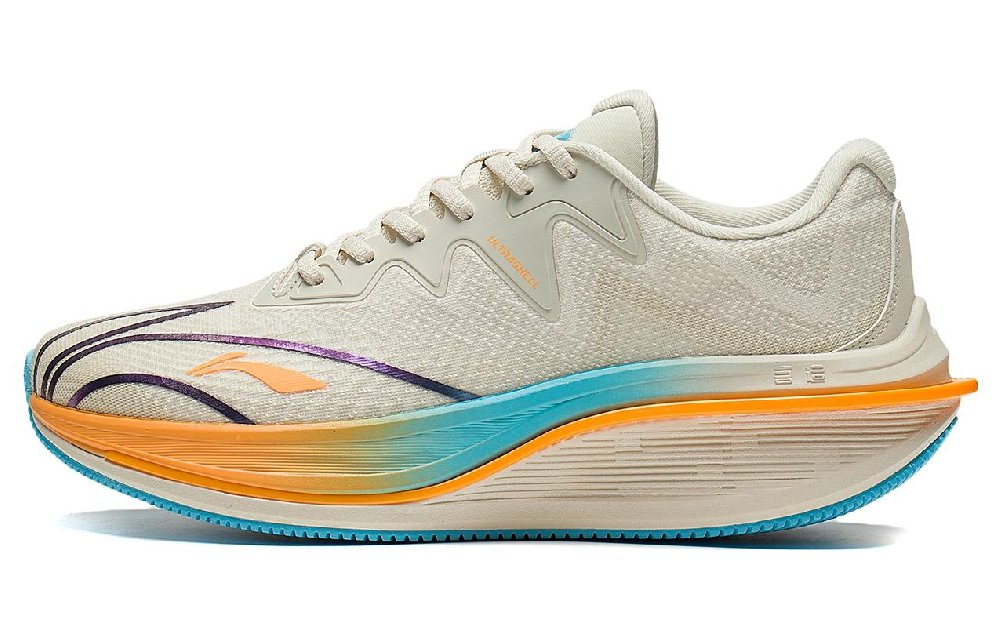 LiNing WuShi 5S 2.0 V3 Cushioning Anti-Slip And Wear-Resistant Low-Top Running Shoes Men's Pearl White