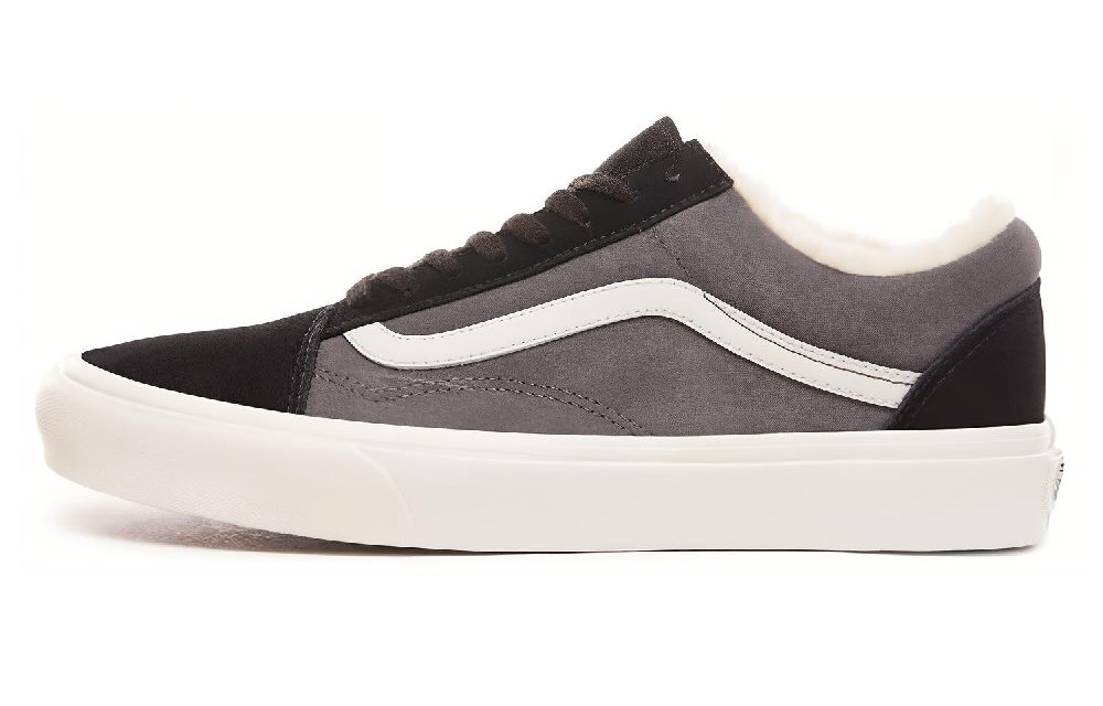 Vans Suede And Sherpa Old Skool 'Grey Black'