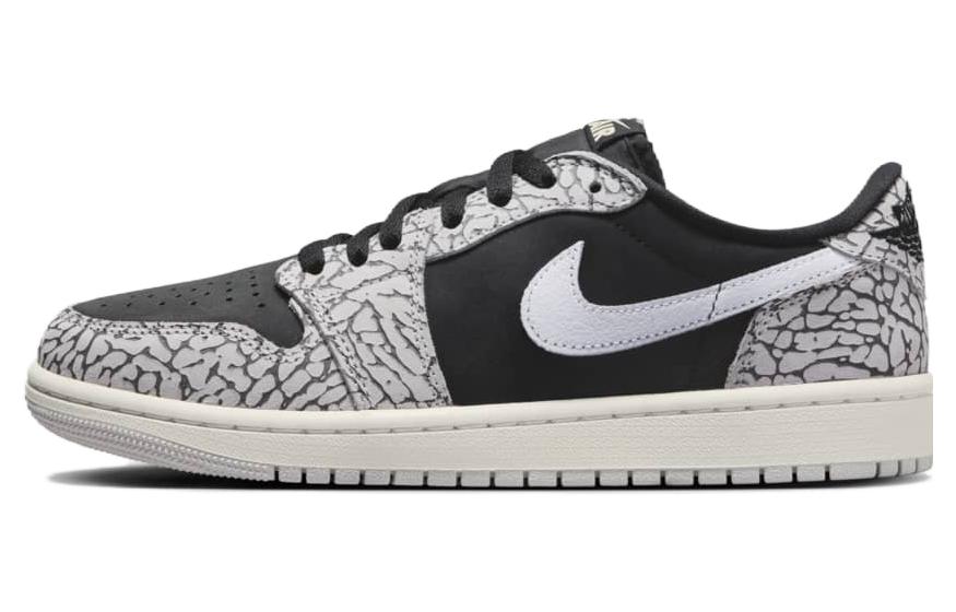 JORDAN 1 Retro Low Og Black Cement Women's