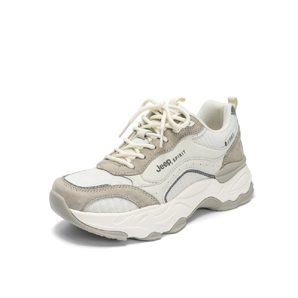 JEEP SPIRIT Slip Resistant, Breathable, Height Increasing Low Top Chunky Sneakers Women's