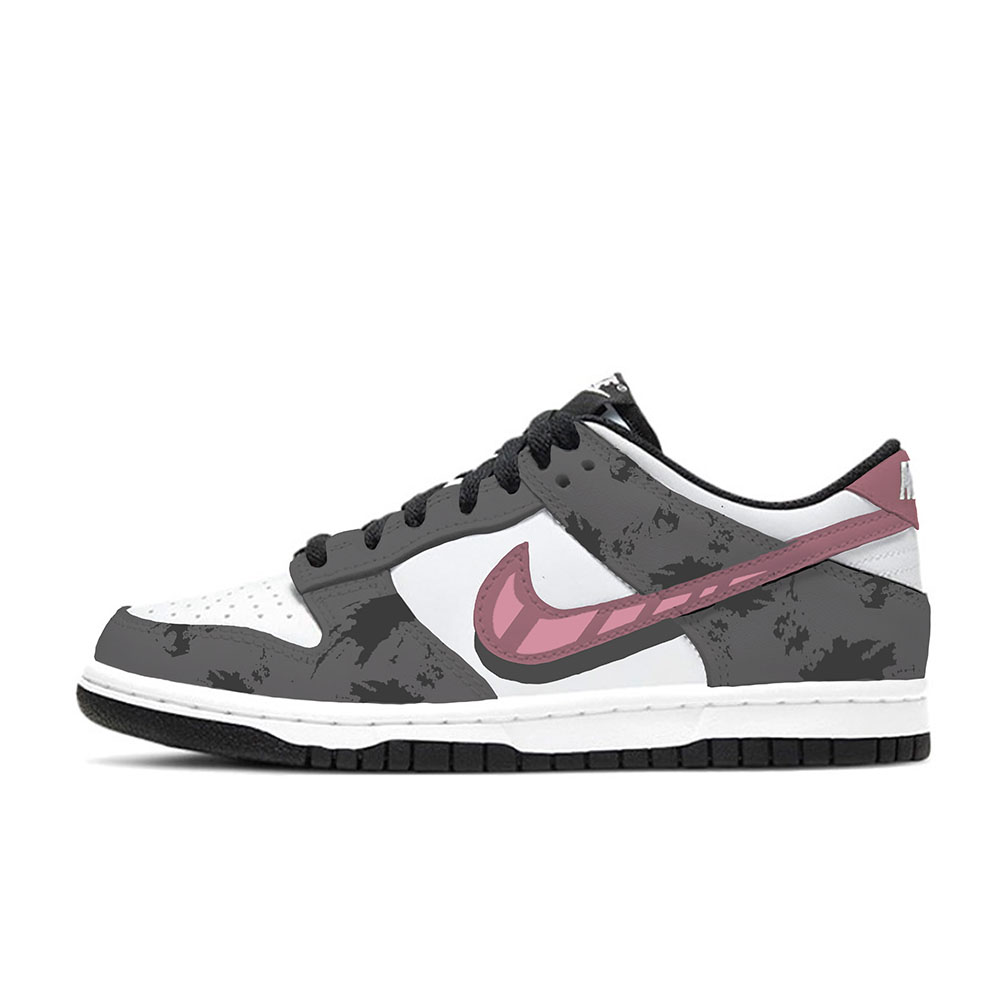 Nike Dunk Low Top Skateboard Shoes Unisex Gray