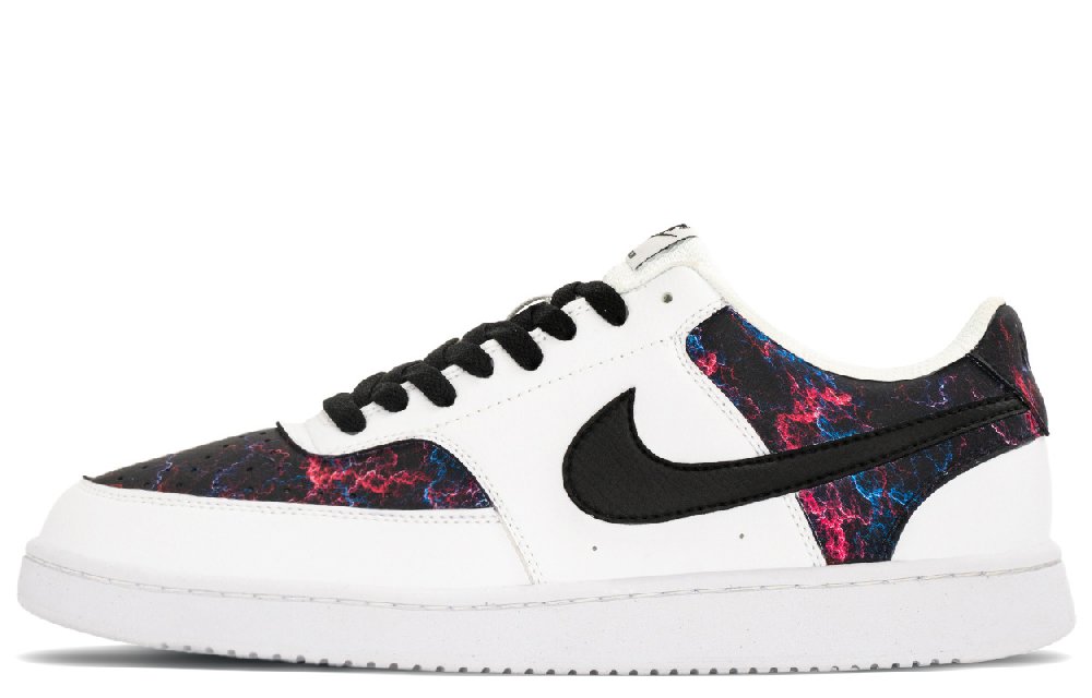 Nike Court Vision 1 Dark Lightning Shock Absorbers Low Top Skateboard Shoes Men's Black White