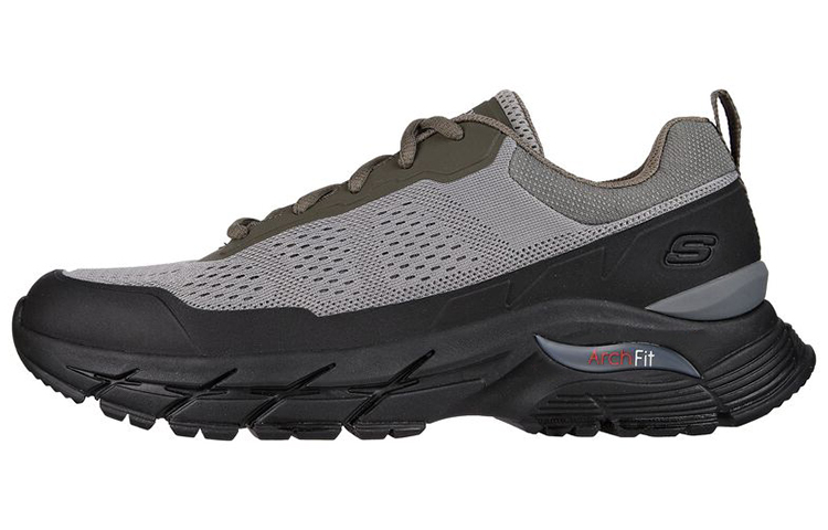 Skechers ARCH FIT BAXTER Low Top Casual Shoes Men's Gray Black