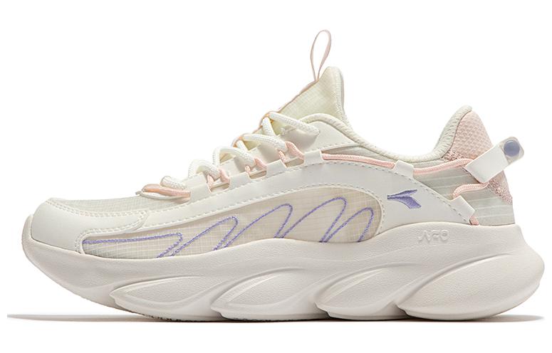 361° Durable Breathable Low-Top Running Shoes Women's White Pink