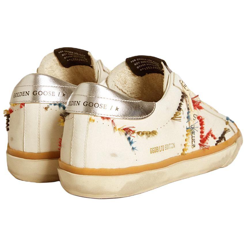 Golden Goose Super Star Low Top Skateboard Shoes Women's Beige