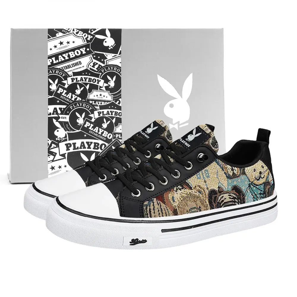 Playboy Low Top Skateboard Shoes Men's