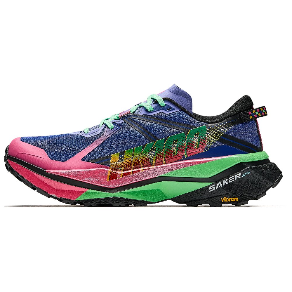 Anta Anti-Slip And Wear-Resistant Breathable Low-Top Casual Running Shoes Women's Blue Pink Green