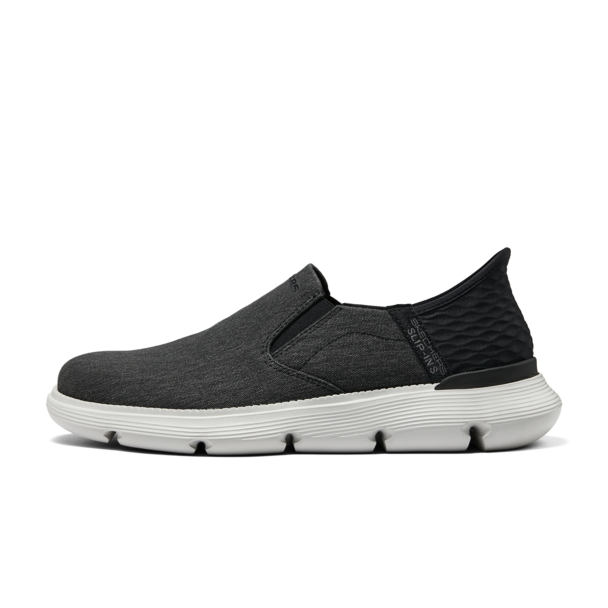 Skechers Cushioned Wear-Resistant Lightweight Low-Top Casual Shoes Men's Black