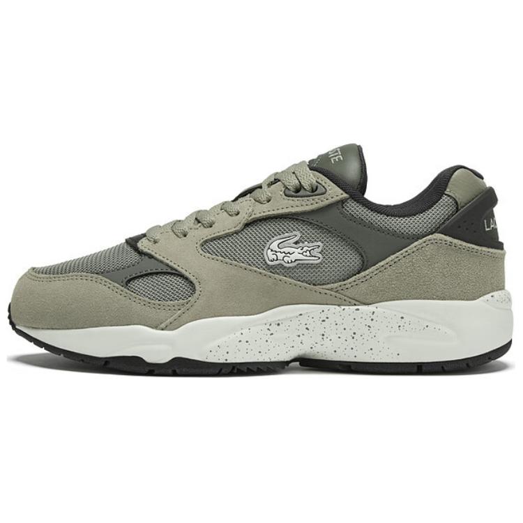LACOSTE Slip-Resistant Low-Top Casual Shoes Men's Green