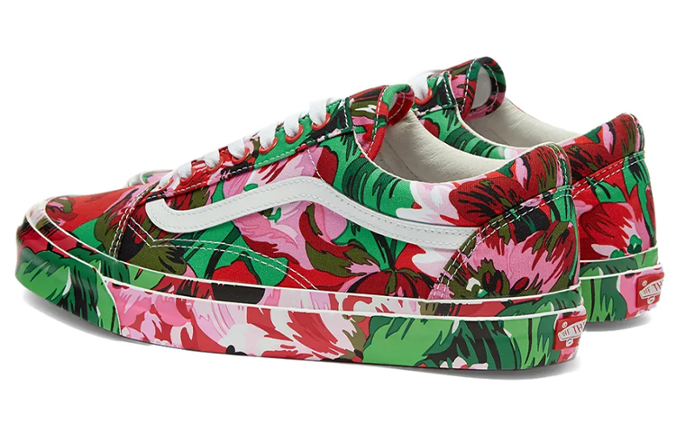 Vans Old Skool Kenzo Floral Red White