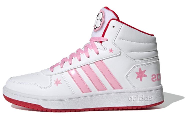 Adidas Hoops 2.0 Mid 'White Pink' Women's