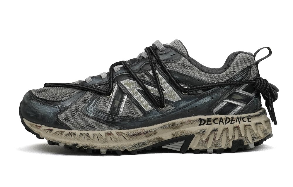 New Balance NB 410 Cushioning Anti-Slip Wear-Resistant Breathability Low-Top Casual Running Shoes Unisex Black Silver