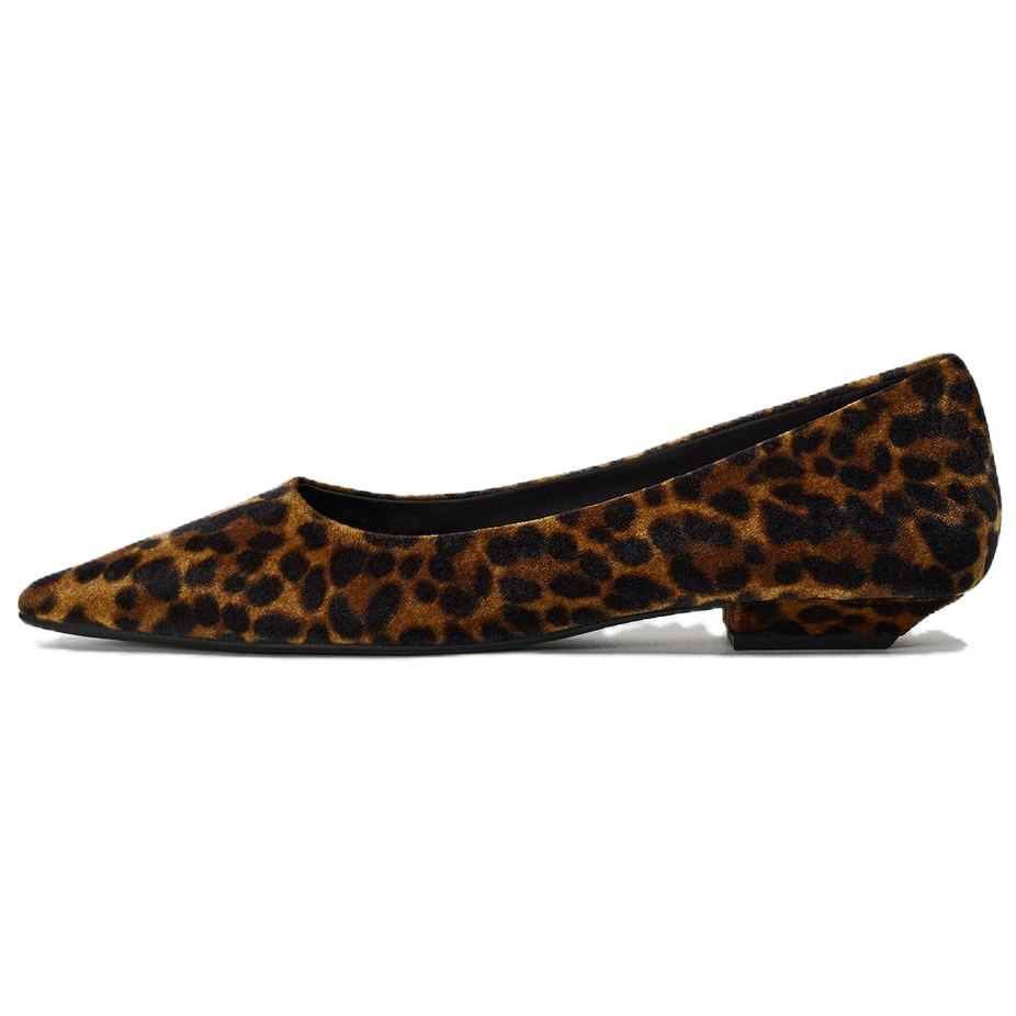 ZARA Casual Single Shoes 1.5cm Women's Leopard Print
