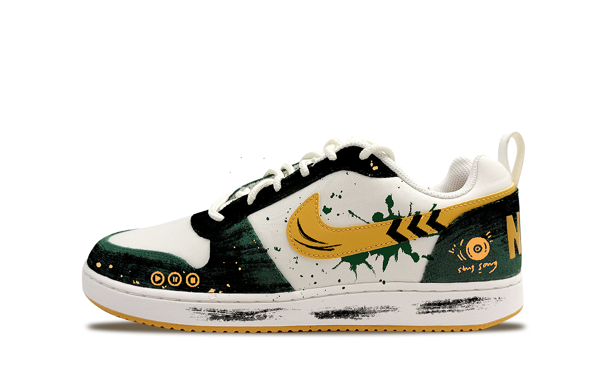 Nike Court Borough Slip Resistant Abrasion Resistant Low top Skateboard Shoes Men's