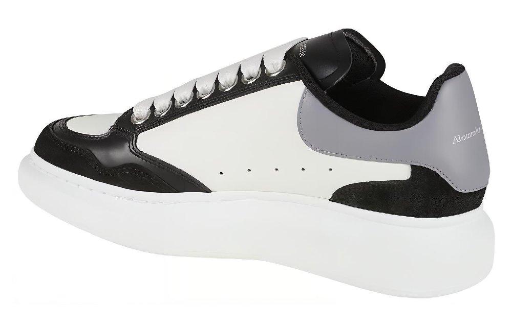 Alexander McQueen Larry Oversized Sensory Sneakers 'White Black Grey' Women's
