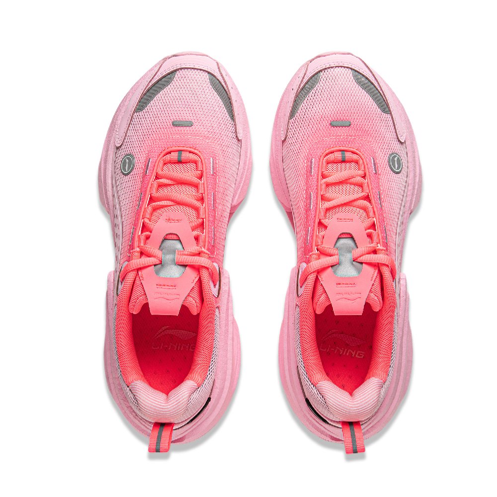 LiNing Jueying CRC Slip Resistant Rebound Low Top Casual Shoes Women's Pink