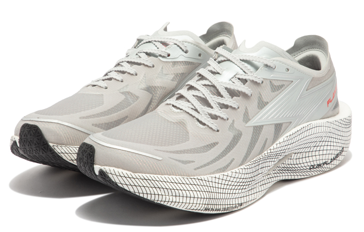361° Feiran 2 Low Top Running Shoes Unisex Silver Gray