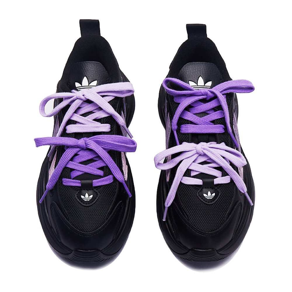 Adidas Originals OZGAIA Bubble Jellyfish, Grape Black Forest Slip Resistant Low Top Casual Shoes Women's Purple