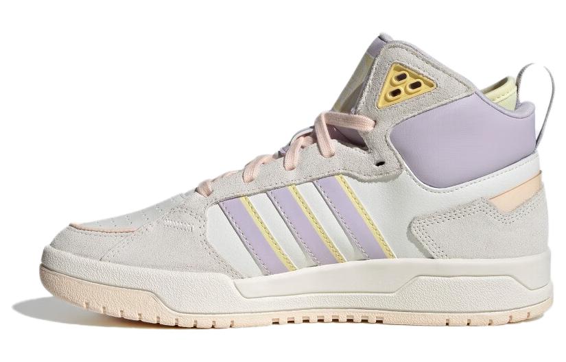 Adidas Neo 100DB Basketball Shoes 'White Beige Purple' Women's
