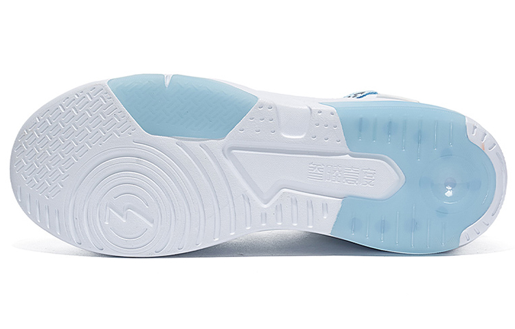 361° Type Burning Series Skateboard Shoes Men High-Top White Blue купить в интернет-магазине Yoocart с быстрой доставкой по России.