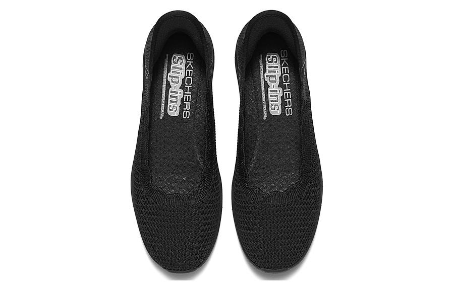 Skechers Hands Free Slip Ins Abrasion Resistant Breathable Low Top Casual Shoes Women's Black
