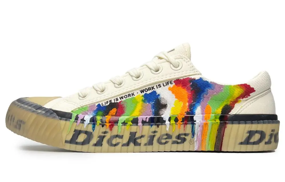 Dickies Dreamy Wear-Resistant Low-Top Canvas Shoes Unisex Multicolor