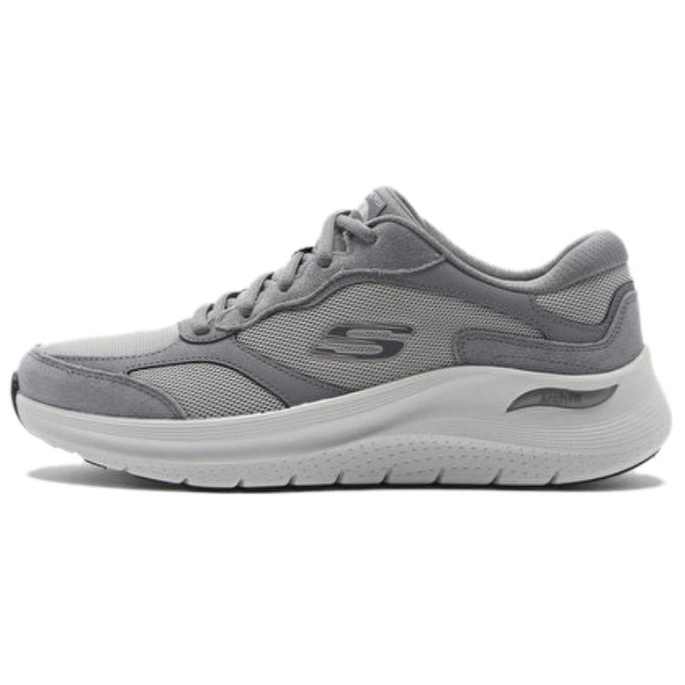 Skechers ARCH FIT 2.0 Wear-Resistant Low-Top Casual Running Shoes Men's Gray