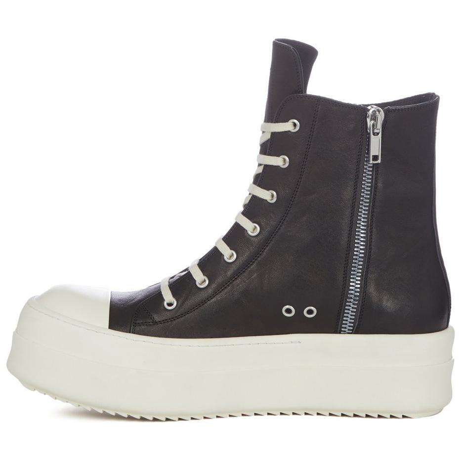 RICK OWENS/RO High Top Skateboard Shoes Men's Black