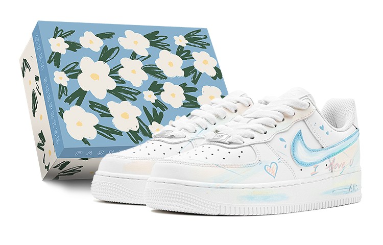 Nike Air Force 1 Skateboard Shoes Women's Low-Top Pink