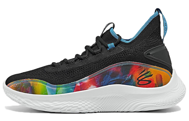 Under Armour Curry 8 Tie Dye Black