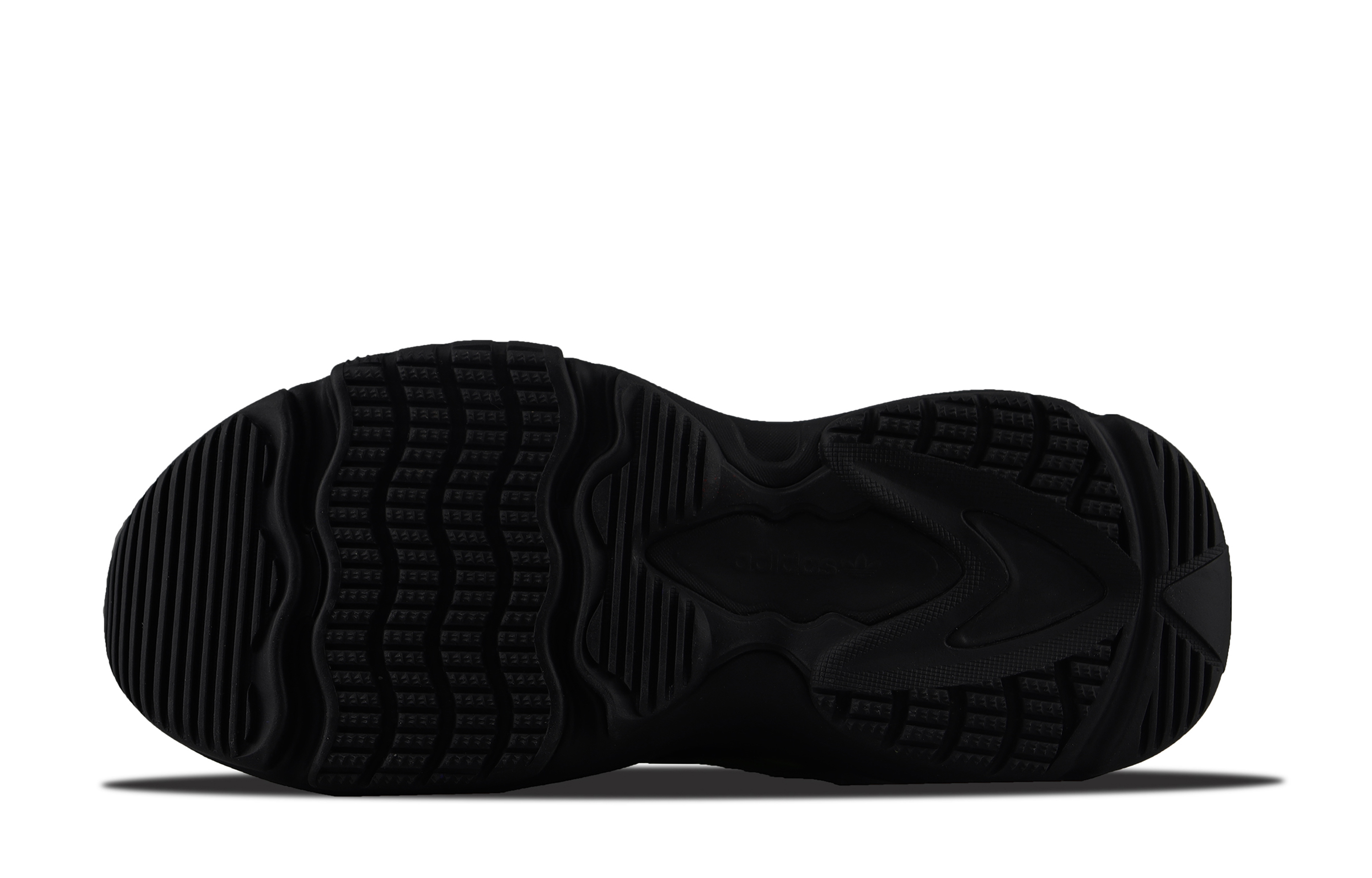 Adidas Originals OZGAIA Abrasion Resistant Low Top Chunky Sneakers Women's Black Silver купить в интернет-магазине Yoocart с быстрой доставкой по России.