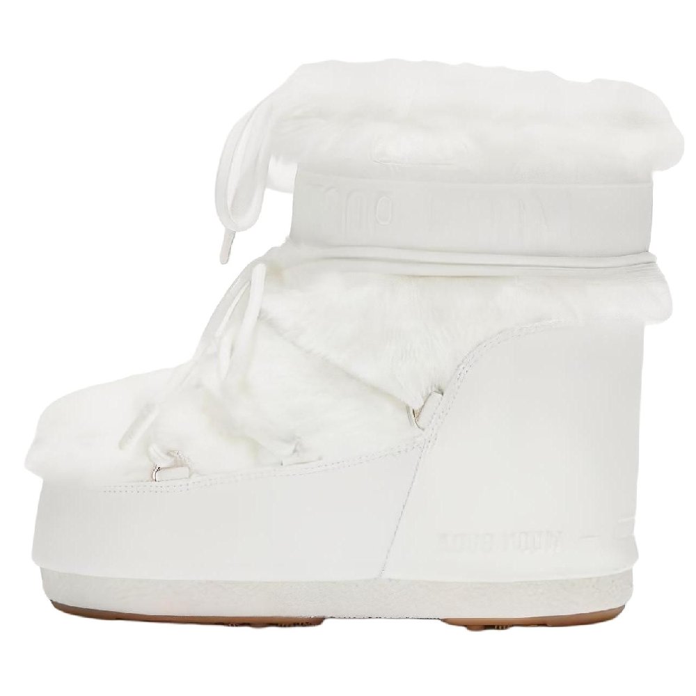 Moon Boot Icon Low Faux-Fur Lace-Up Boots