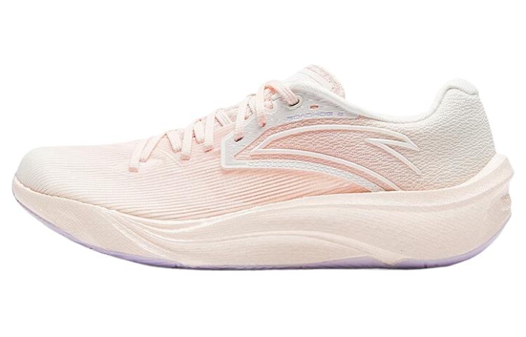 Anta Asphalt Road Fighter 2.0 Shock Absorbers With Slip Resistant Features Low Top Running Shoes Women's Pink