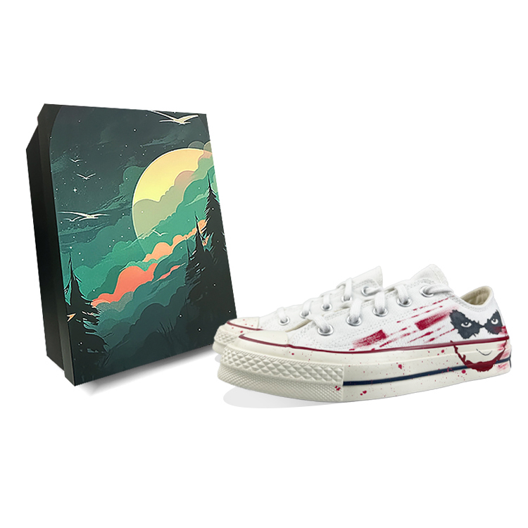 Converse 1970s Chuck Taylor Slip-Resistant Breathable Lightweight Low-Top Canvas Shoes Unisex White Red