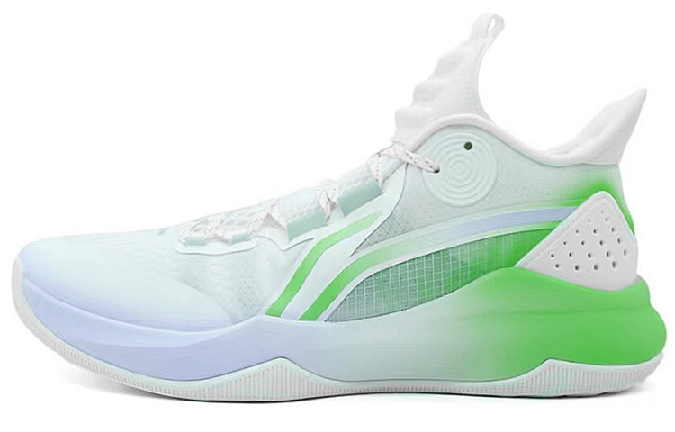 LiNing Combat Low Low-Top Basketball Shoes Men's Blue Green