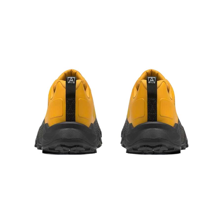 THE NORTH FACE Abrasion Resistant Low Top Hiking Shoes Men's Black Yellow