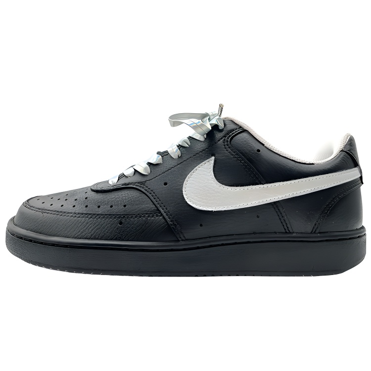 Nike Court Vision 1 Low Top Skateboard Shoes Men's Black