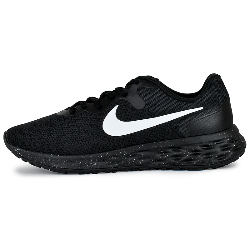 Nike REVOLUTION 6 Cushioning, Breathable, Lightweight Low top Running Shoes Unisex Black