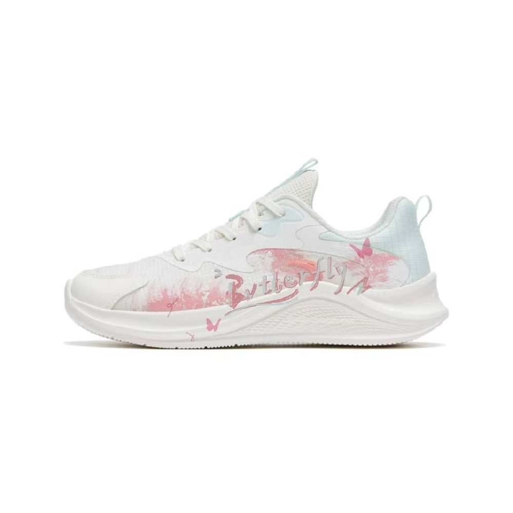 Anta Wander 2 Cushioning, Slip Resistant, Lightweight Low Top Casual Long Distance Running Shoes Women's White