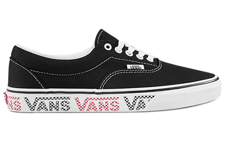 Vans The Era Checker Logo Black